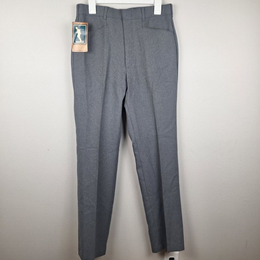 Vtg 1985 Levis Action Slacks Pants Mens 33x34 Gray NWT Deadstock Model 47633